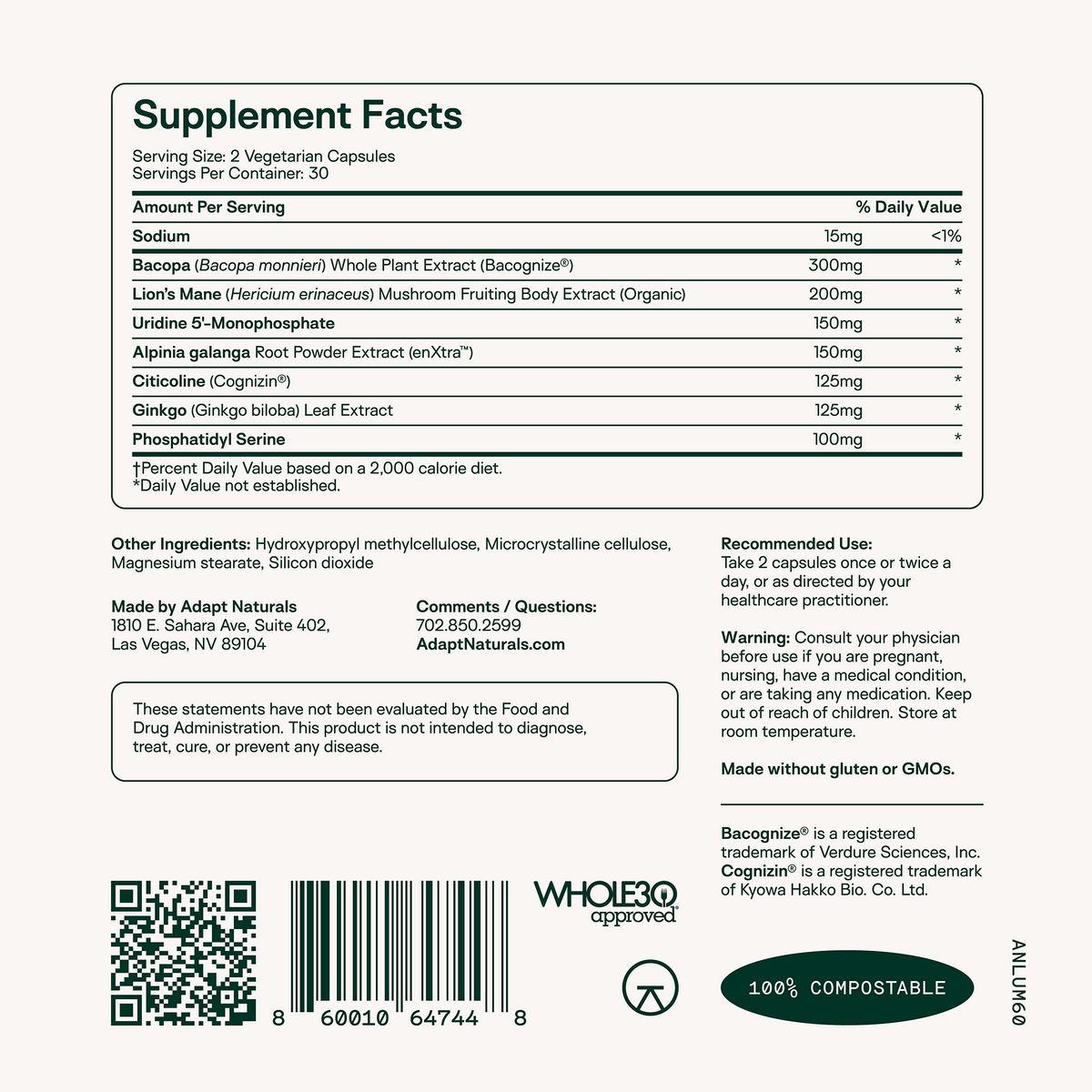 Multi, Myco, Omega+, Organ, Luminous Mind Bundle