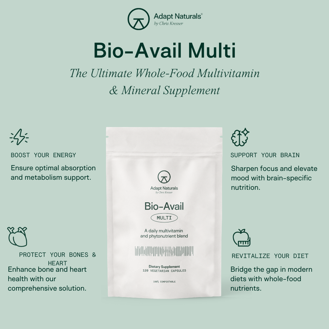 Bio-Avail Multi multivitamin supplement — lifestyle photo