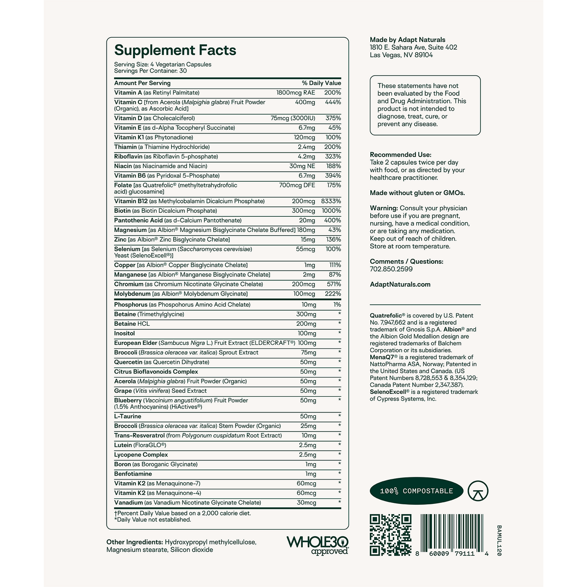 Metabolic Support Stack